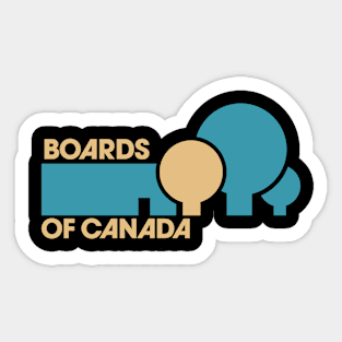 Boards Of Canada Retro Sticker